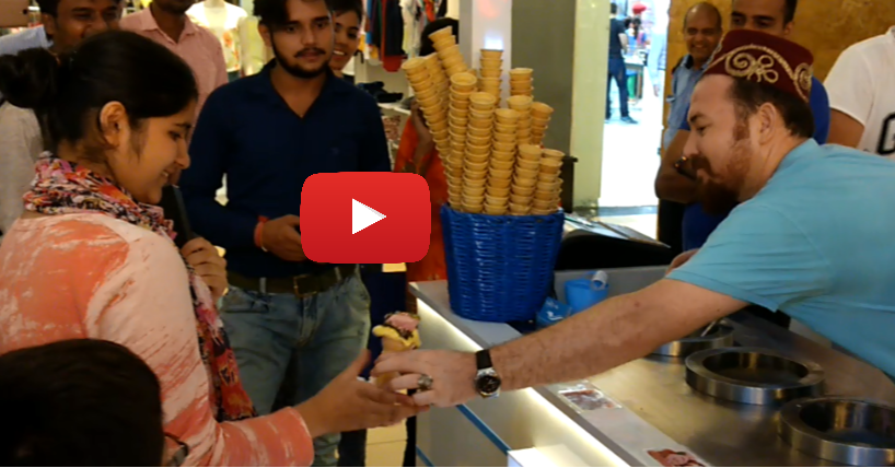 Turkish Ice Cream Man Pranking Indians at GIP NOIDA